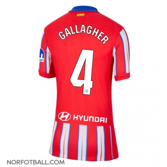 Billige Fotballdrakt Atletico Madrid Conor Gallagher #4 Replika Hjemmedrakt Dame 2024-25 Kortermet